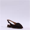 Paul Green Slingback Square Detail Pump - Brown Suede